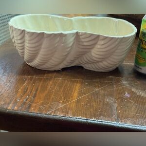 Elegant Vintage Cream Ceramic Planter
Made in the USA